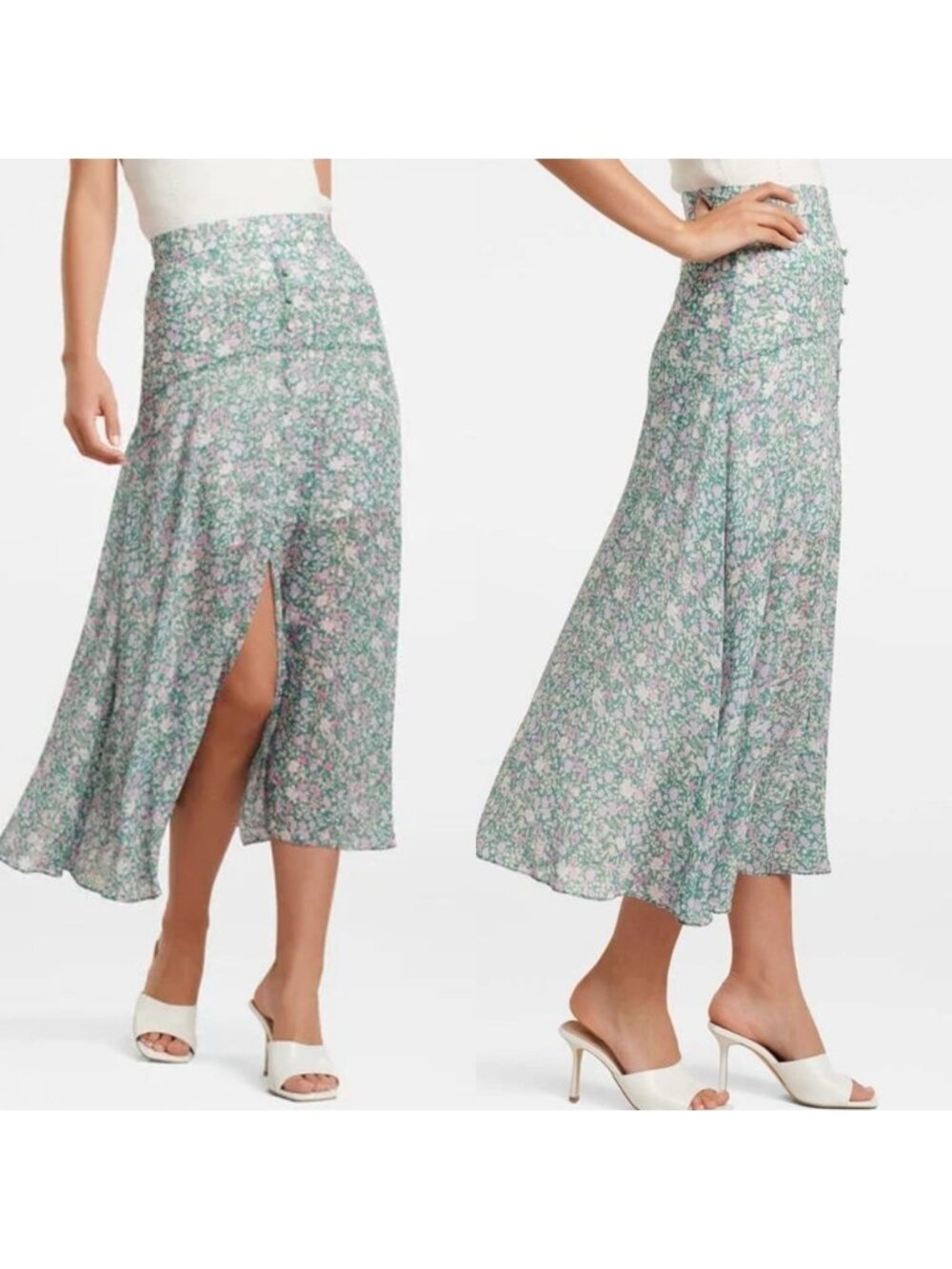 EverNew floral skirt size 4